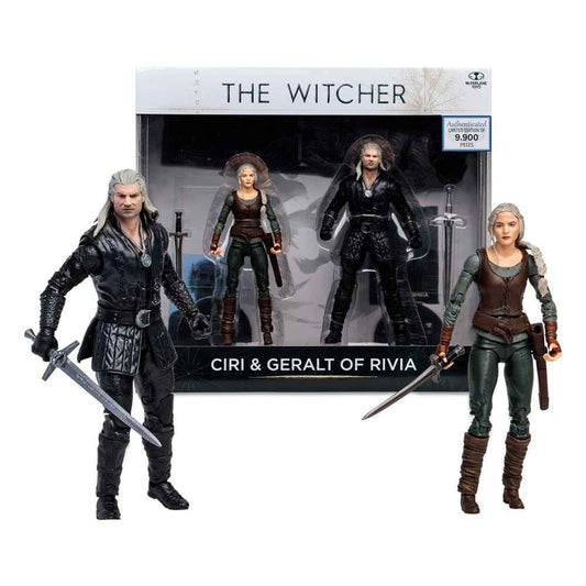 The Witcher Actionfigur Geralt und Ciri (Netflix Season 3) 18 cm - Smalltinytoystore
