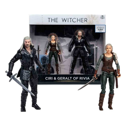 The Witcher Actionfigur Geralt und Ciri (Netflix Season 3) 18 cm - Smalltinytoystore