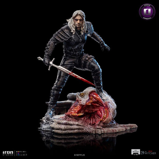 The Witcher BDS Art Scale Statue 1/10 Geralt of Riva 33 cm - Smalltinytoystore