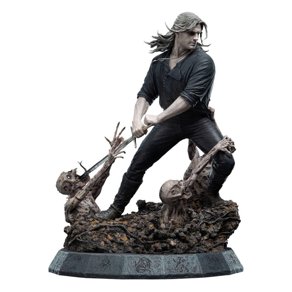 The Witcher Statue 1/4 Geralt the White Wolf 51 cm - Smalltinytoystore