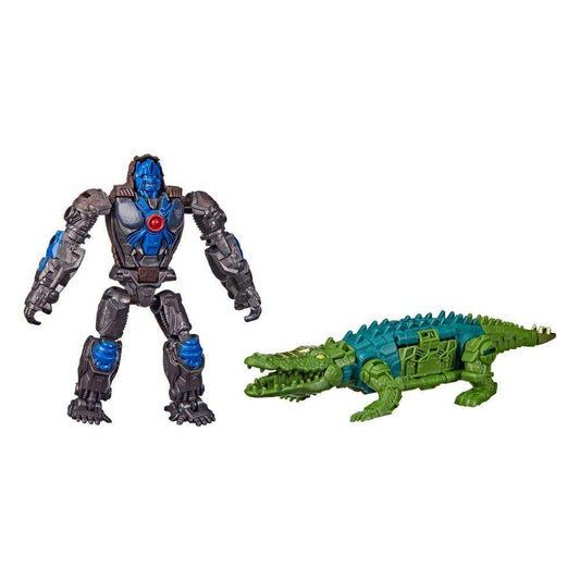 Transformers Aufstieg der Bestien Beast Alliance Combiner Actionfiguren 2er-Pack Optimus Primal & Skullcruncher 13 cm - Smalltinytoystore