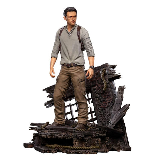 Uncharted Movie Deluxe Art Scale Statue 1/10 Nathan Drake 22 cm - Smalltinytoystore