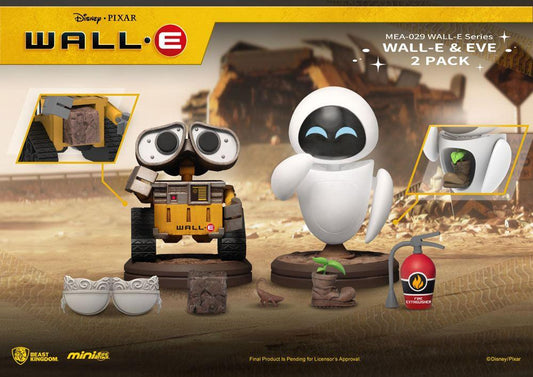 Wall-E Mini Egg Attack Figuren 2er-Pack Wall-E Series Wall-E & Eve 8 cm - Smalltinytoystore