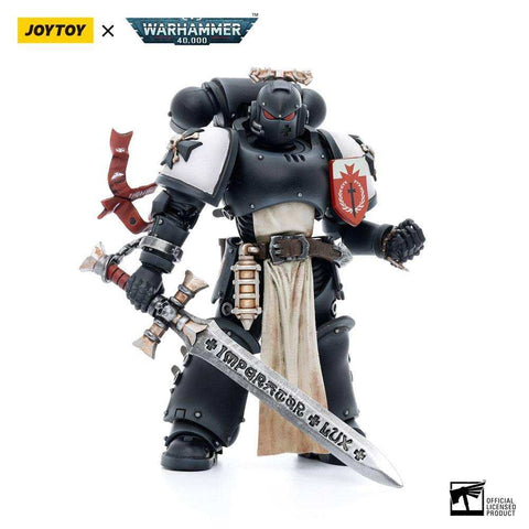 Warhammer 40k Actionfigur 1/18 Black Templars The Emperors Champion Rolantus 12 cm - Smalltinytoystore