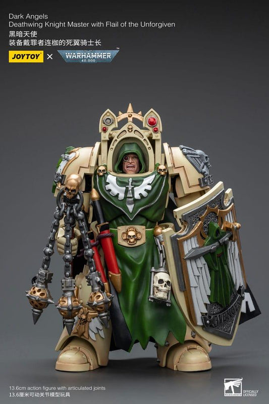 Warhammer 40k Actionfigur 1/18 Dark Angels Deathwing Knight Master with Flail of the Unforgiven 12 cm - Smalltinytoystore