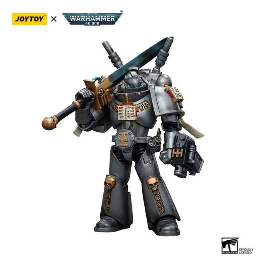 Warhammer 40k Actionfigur 1/18 Grey Knights Interceptor Squad Interceptor with Storm Bolter and Nemesis Force Sword 12 cm - Smalltinytoystore