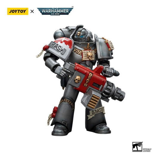 Warhammer 40k Actionfigur 1/18 Grey Knights Strike Squad Grey Knight with Psycannon 12 cm - Smalltinytoystore