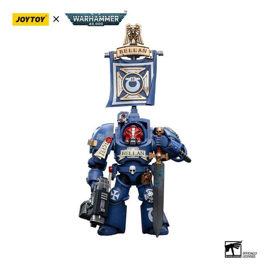 Warhammer 40k Actionfigur 1/18 Ultramarines Terminators Sergeant Bellan 12 cm - Smalltinytoystore