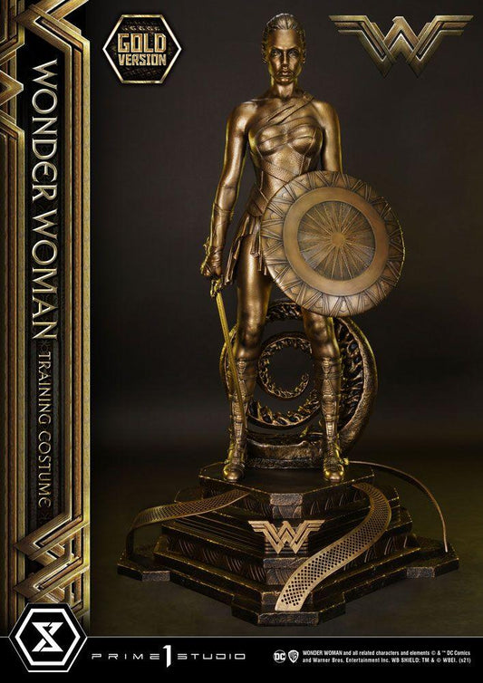 Wonder Woman Statue Wonder Woman Training Costume Gold Version 80 cm - Smalltinytoystore