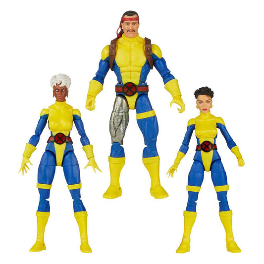 X-Men 60th Anniversary Marvel Legends 3er-Pack Storm, Marvel's Forge, Jubilee 15 cm - Smalltinytoystore