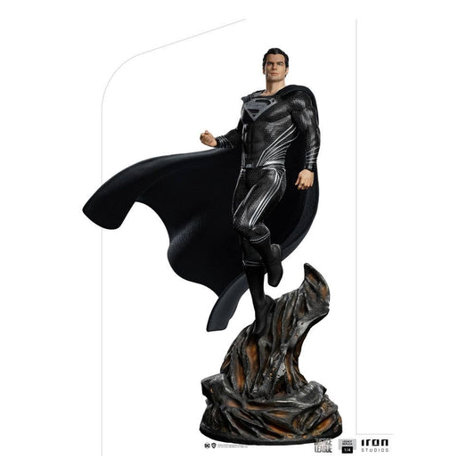 Zack Snyder's Justice League Art Scale Statue 1/4 Superman Black Suit 69 cm - Smalltinytoystore